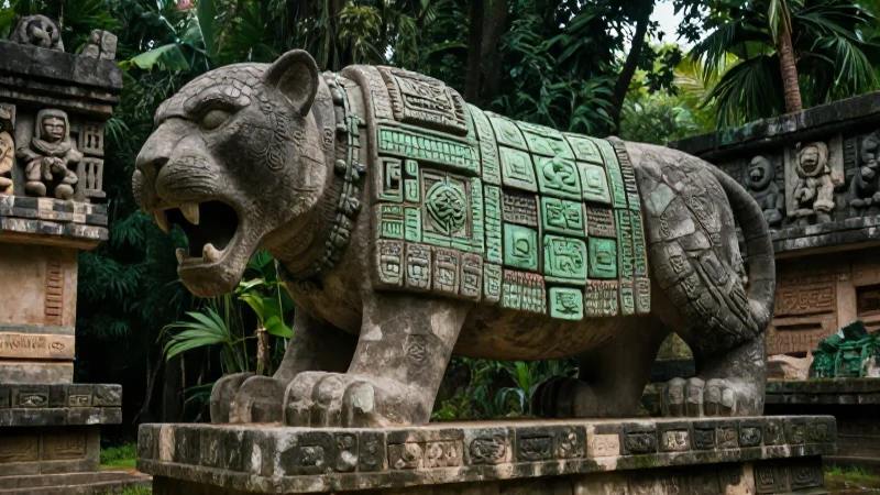 Olmec: sacerdote, jaguar y selva antigua