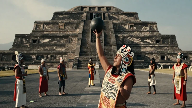 Descubren pelotas de hule en Teotihuacan