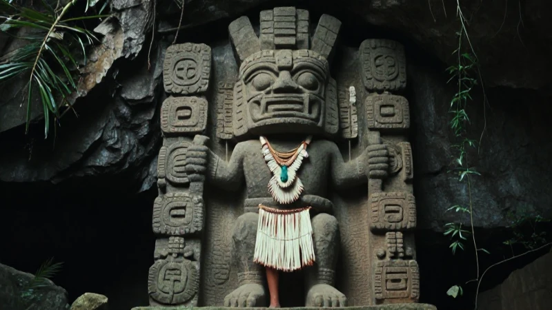 Tesoro Olmeca: Deidad del Maíz en las Grutas