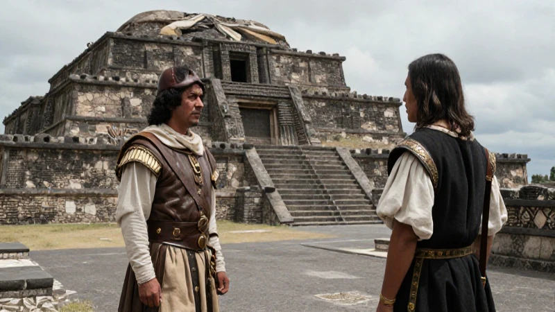 Por qué la caída de Tenochtitlan es un hito en la historia indígena 38 Conquistador enfrenta a guerrero en ruinas de Tenochtitlan