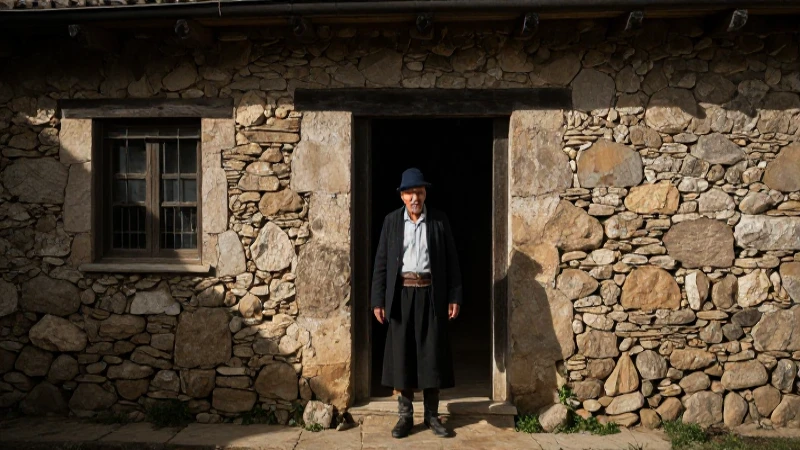 La Casa del Mendrugo: Un Refugio de Historia y Tradición 10 Anciano en traje tradicional frente a casa histórica