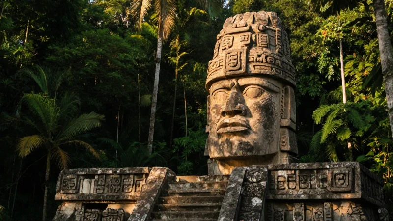 Quiénes fueron los Olmecas y cuáles fueron sus aportaciones 58 Cabezas Olmec emergen de la selva tropical