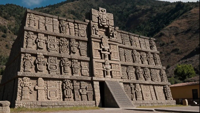 Qué es La Coyotera y su Tzompantli en Cañada de Cuicatlán 215 Tzompantli de Cuicatlán: estructura y sociedad