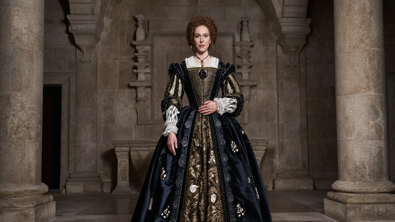 La historia de Juana I de Castilla: La vida de Juana La Loca 55 Juana I viste la grandeza real de Castilla
