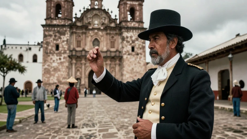 La evangelización de la Nueva España: Estrategias y Procesos 7 Administrador colonial supervisando obra barroca en Nueva España