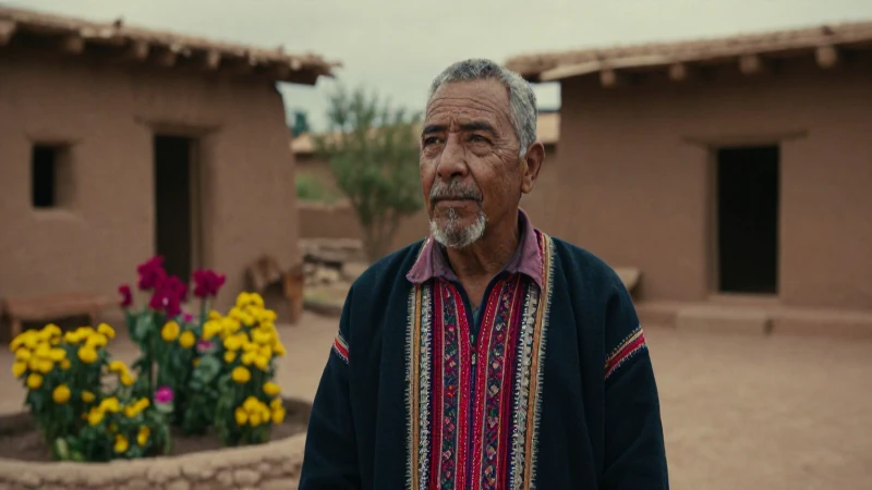 Conoces 20 palabras en Chontal de Oaxaca que debes descubrir 41 Anciano chontal en atavío tradicional, rodeado de adobe y naturaleza