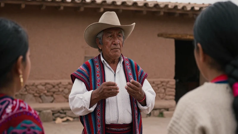 Abuelo Ixcateco cuenta historias en arquitectura tradicional