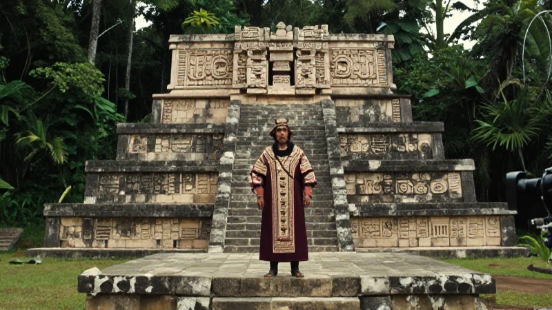 Ubicación, Historia y Cultura de los Totonacas en México 3 Nobleman Totonac en pirámide maya antigua