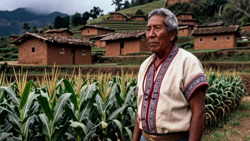 Lenguaje Tojolabal: Cultura y Tradiciones de los Tojolabales 52 Anciano Tojolabal en campo de maíz ancestral