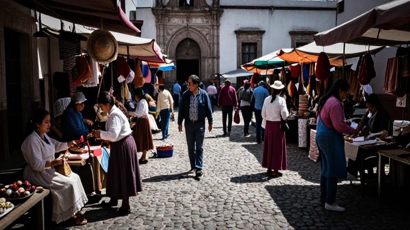 León Mexicano: La Ciudad de la Piel y su Riqueza Cultural 38 Mercado colonial vibrante en León, México