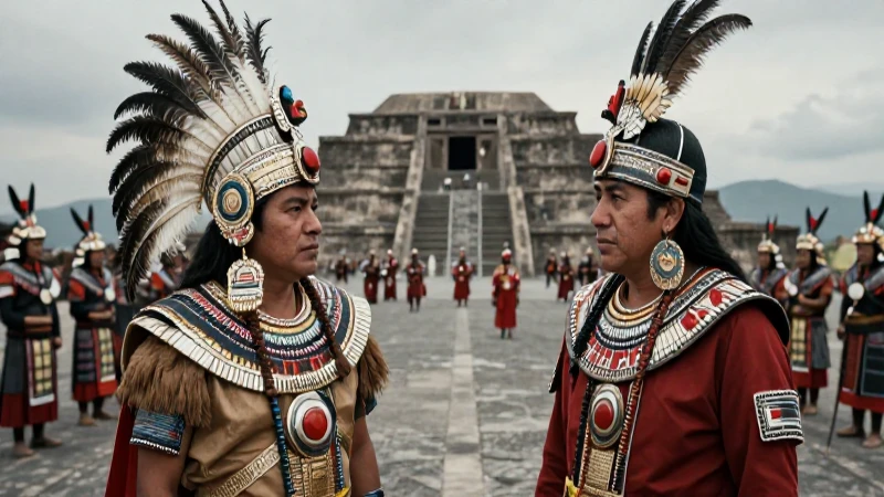 Moctezuma y su imperio mexica majestuoso