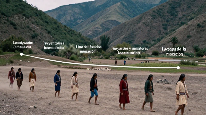 Trayectos de la migración mexica