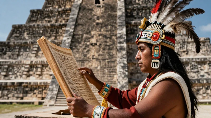 Qué son los 8 presagios del fin de los tiempos en el Códice 13 Prieste azteca interpreta presagios del códice
