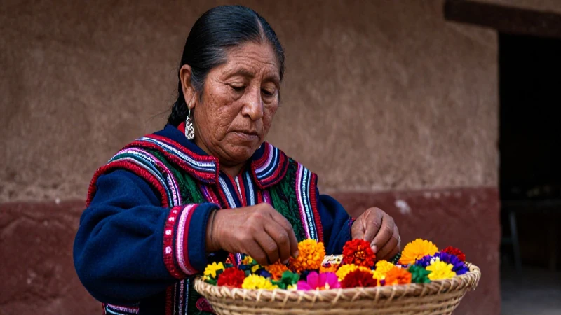 Artesano preservando tradición Macuilxóchitl ancestral