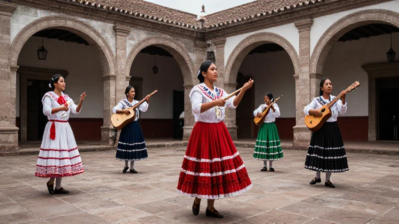 Bailes tradicionales en México con realismo histórico