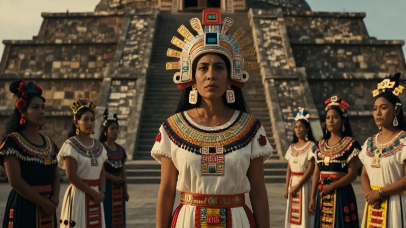 Xochiquetzal, diosa azteca, en Tenochtitlan