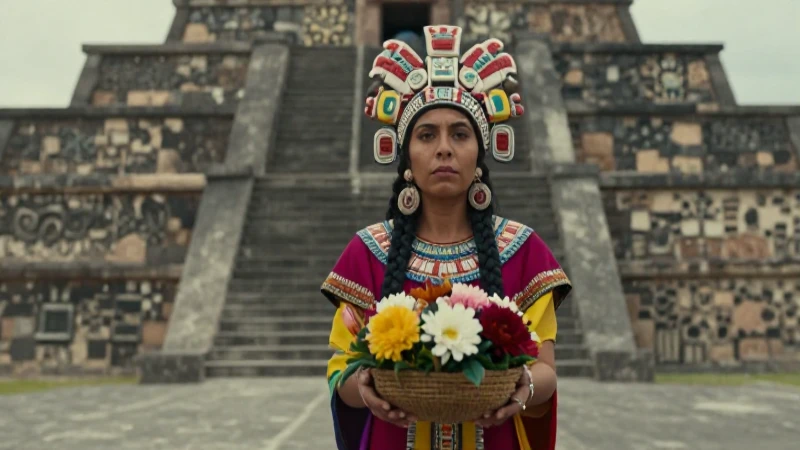 Xochiquetzal: belleza azteca en Tenochtitlan