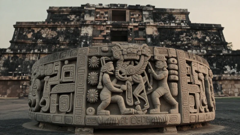 Serpiente Maquizcoatl ritual en el Templo Mayor