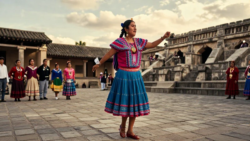 Cuál es la historia y cultura del pueblo Matlatzinca en México 50 Danzante Matlatzinca en plaza ancestral dorada