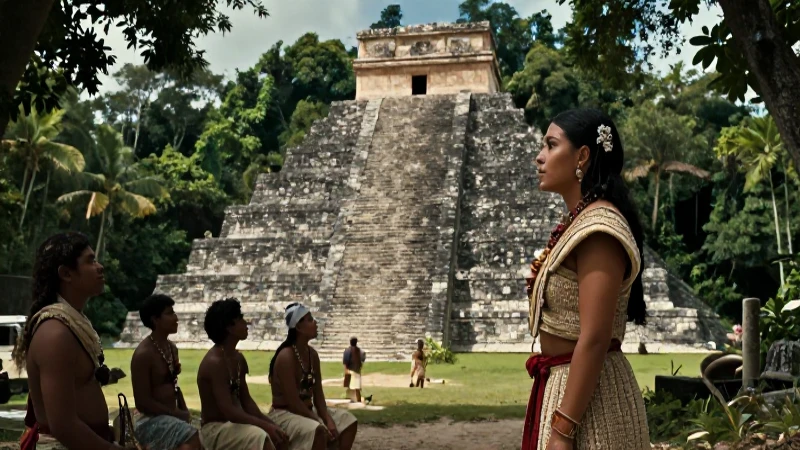 Cuáles eran las estructuras y clases en la sociedad maya 5 Noble maya en dramática selva antigua