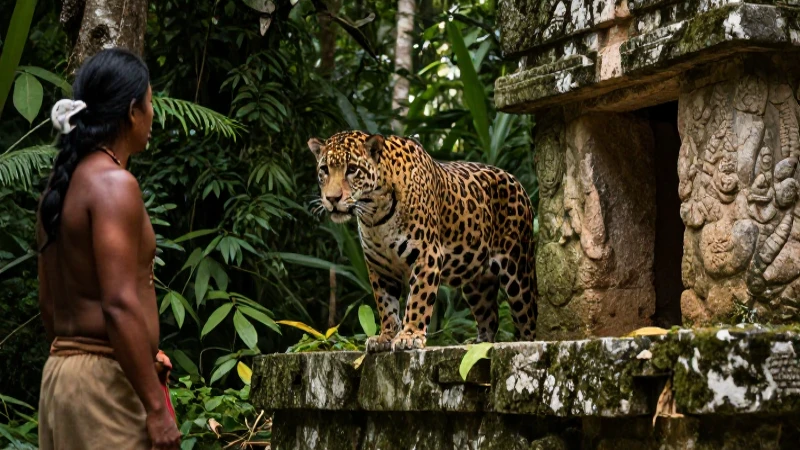 Mayas y el jaguar: espíritu de lo silvestre en la cultura 13 Jaguar: poder ancestral maya y sus amenazas