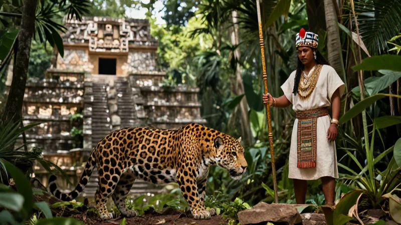 Mayas y el jaguar: espíritu de lo silvestre en la cultura 18 Jaguar y cultura maya en la selva histórica