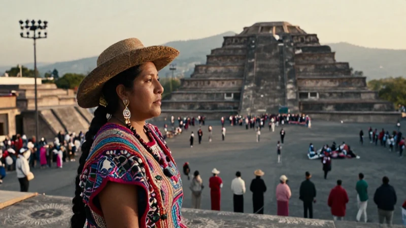 Es el Centro Ceremonial de Tlatelolco un testimonio de los Mexicas 36 Comerciante Mexica en Tlatelolco bajo la luz dorada