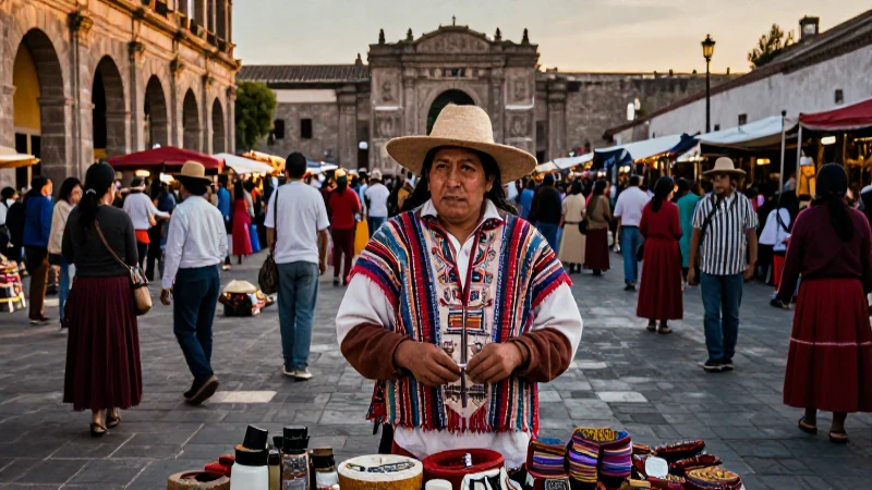 Mercado precolombino vibrante de Tlatelolco