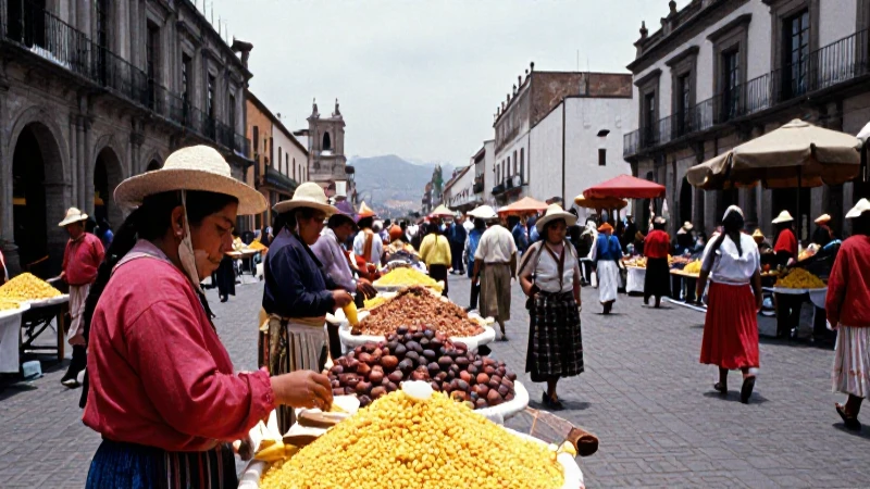 Mercados aztecas: comercio, vida y cultura vibrante