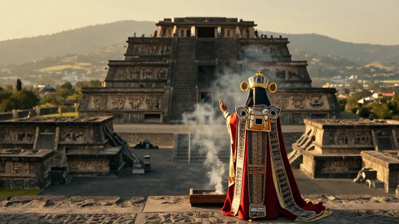 Mexico: el centro del universo y sus majestuosas pirámides 48 Majestuoso ritual azteca en México