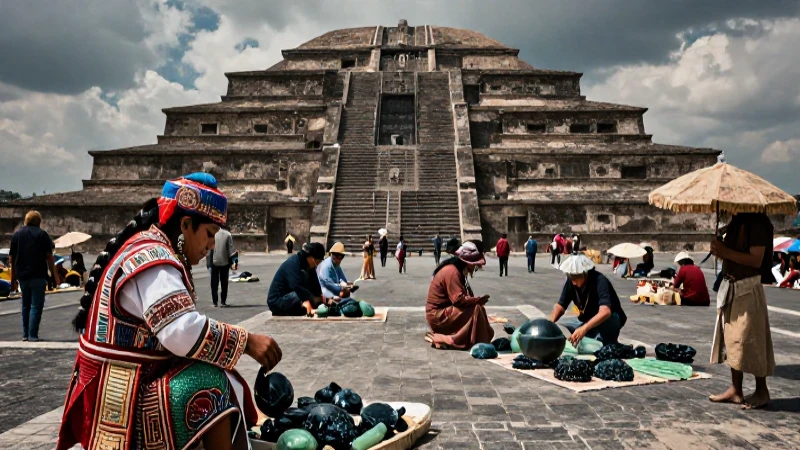 Tenochtitlan: Noble, mercado y arquitectura monumental