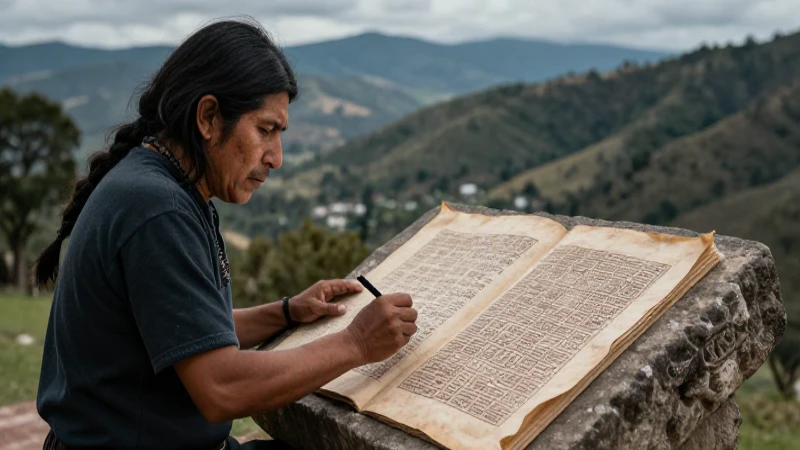 Escribas mixtecos y su códice en Mixteca Alta