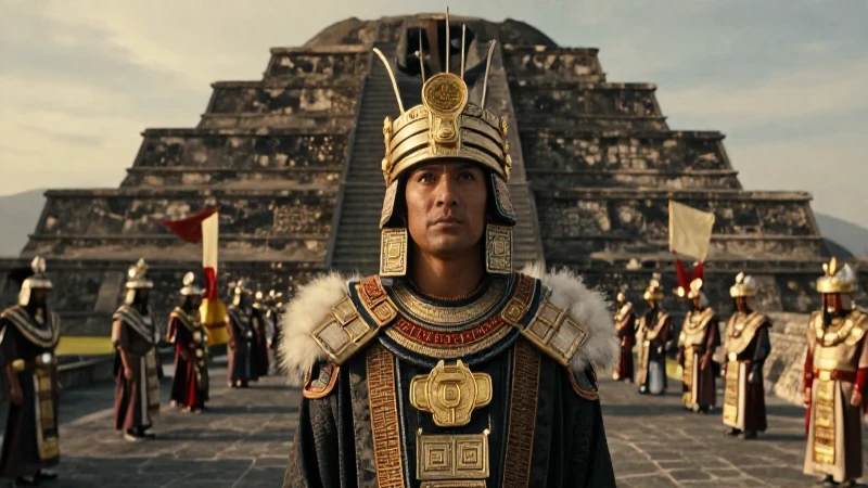 Moctezuma en Tenochtitlan: poder y majestuosidad azteca