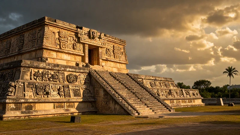 Arte funerario maya en Monte Albán