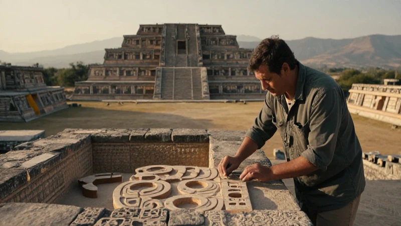Arqueólogo estudia artefactos Zapotecas en Monte Albán