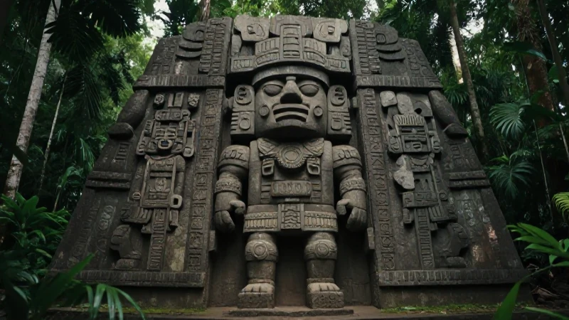 Descubrimiento de un interesante monumento olmeca sepultado 232 Monolitos olmeca majestuosos en selva
