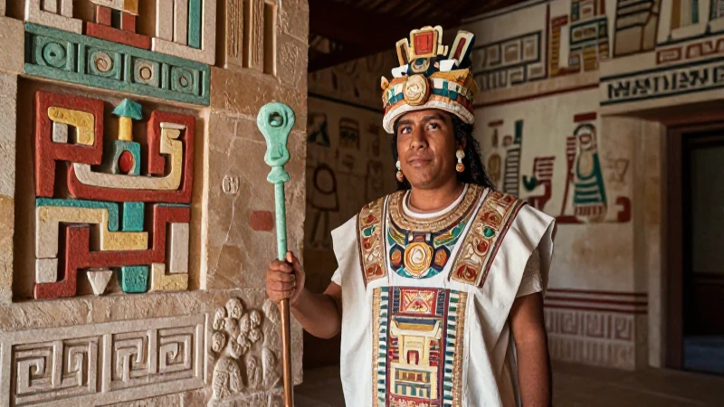 Historia maya en el mural de Bonampak