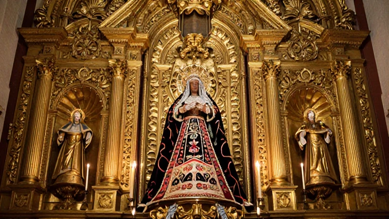 El Museo Nacional del Virreinato es un viaje a la historia colonial 3 Altarpiece colonial: arte e historia en la luz