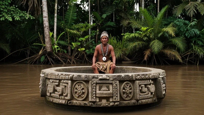 Muyil, Quintana Roo: Cronología de su Historia y Cultura 2 Maya ancestral en ritual en la selva