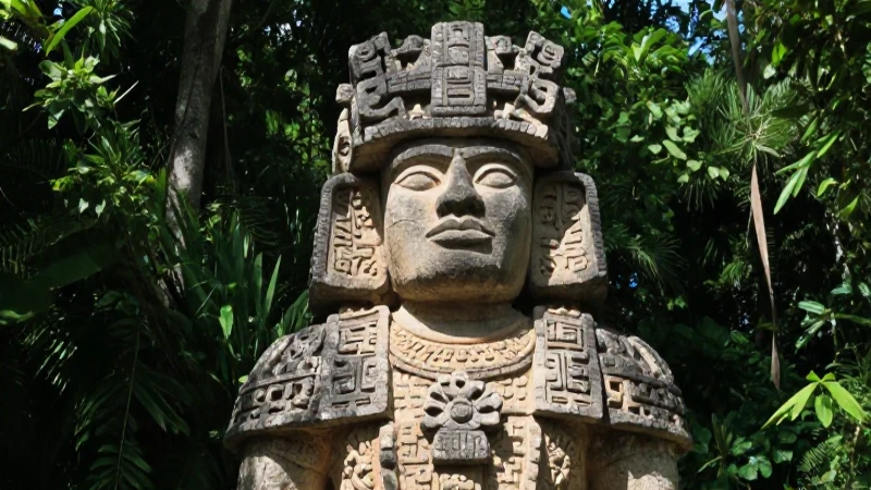 Muyil, Quintana Roo: Cronología de su Historia y Cultura 5 Maya noble en ruinas selváticas dramáticas