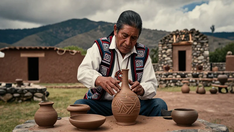 Artesano Nahua-Mixteca crea cerámica ancestral