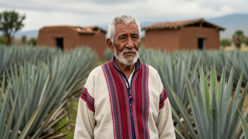 Nayars: Tradiciones, Cultura y Legado del Pueblo Nayar 31 Nayar anciano en campos de agave tradicionales