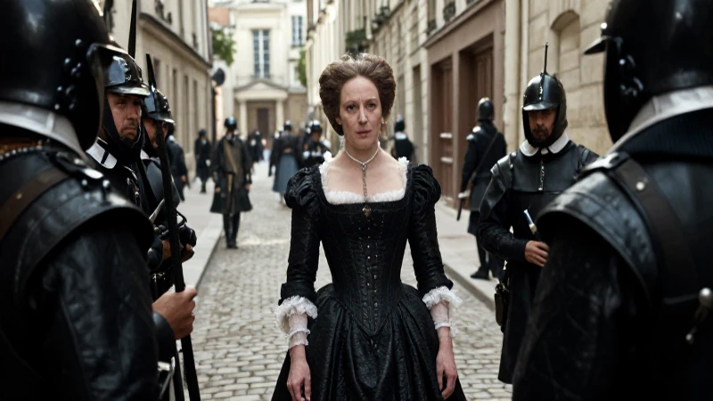 Catherine observa el caos de París