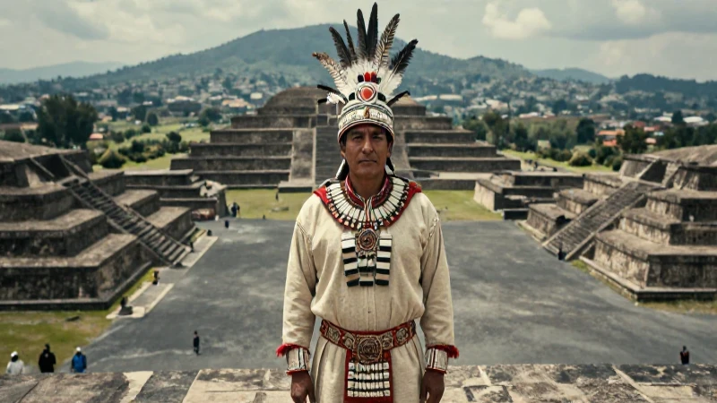 Nombres en Mexica: 20 Opciones Aztecas para Tu Bebé 35 Mexica dignificado en Tenochtitlan con vestimenta tradicional