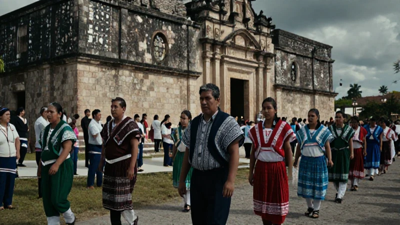Cuáles son las últimas noticias de Semana Santa en Palenque, Chiapas 42 Semana Santa: Indígenas solemnes en Palenque