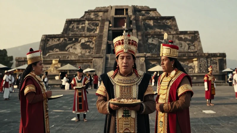 Cuál era la estructura organizativa de la sociedad Mexica 46 Mexica noble recolectando tributos en Templo Mayor