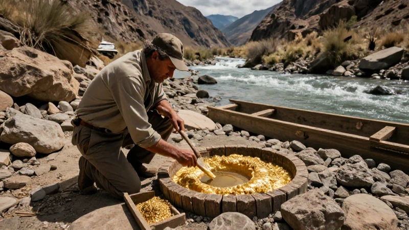 Cómo se explota el oro en placeres, vetas y rocas minerales 37 Explorador busca oro en naturaleza