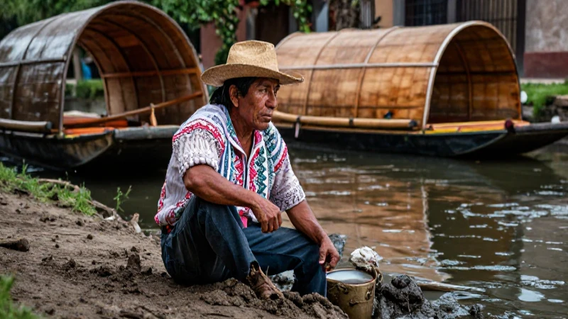 Cuáles son las soluciones del Pacto de Xochimilco para Villa 31 Negociador indígena en el canal histórico de Xochimilco
