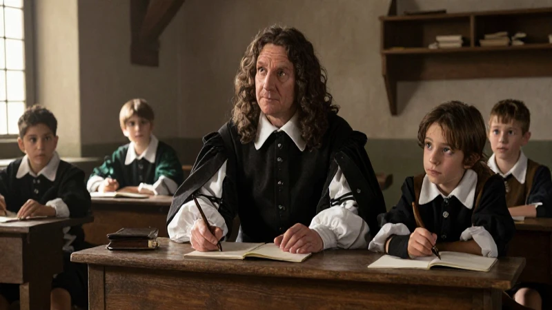 Biografía de Juan Comenius: El Padre de la Pedagogía Moderna 12 Comenius enseña a jóvenes en una escuela histórica europea