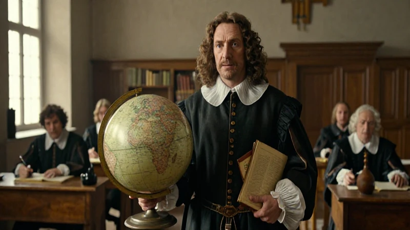 Biografía de Juan Comenius: El Padre de la Pedagogía Moderna 8 Comenius enseñando en aula histórica del siglo XVII